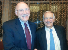 Ambassador Robert Gallucci next to Barry Posen